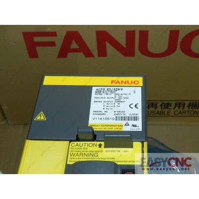 A06B-6127-H207 Fanuc servo amplifier module aiSV 40/40HV new and original