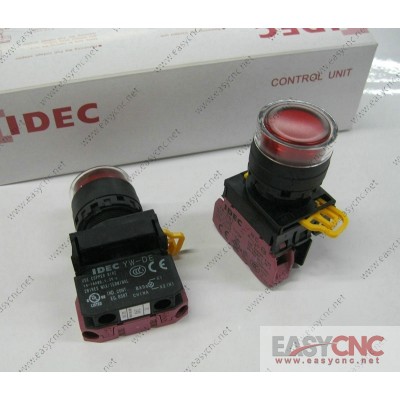 YW1L-MF2E01Q0R YW-DE IDEC control unit switch red new and original