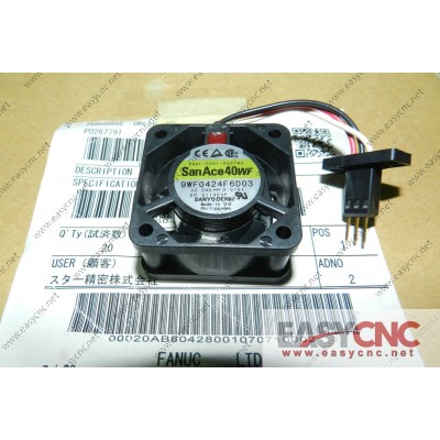 A90L-0001-0507#A 9WF0424F6D03 SANYO fan with fanuc black connector new