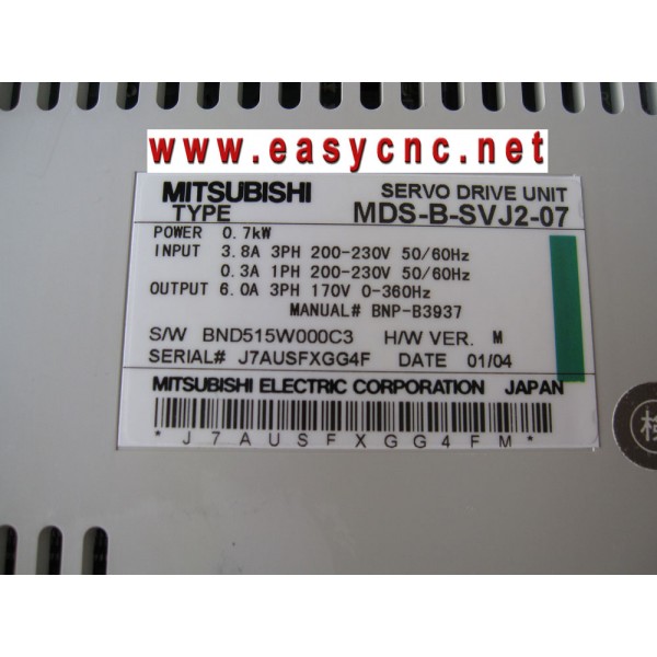 正規逆輸入品 MITSUBISHI 三菱電機 MDS-B-SVJ2-04 サーボドライブ