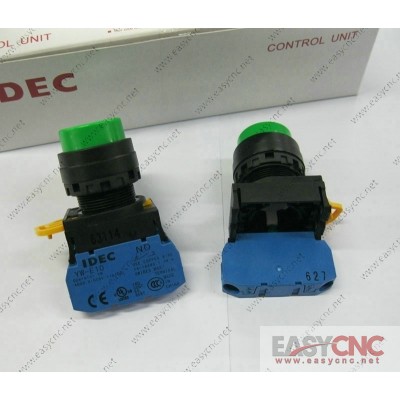 YW1B-M2E10G YW-E10 IDEC control unit switch green new and original