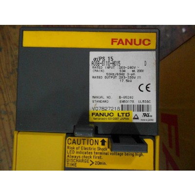 A06B-6110-H015 Fanuc power supply module aiPS 15 used
